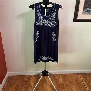 EUC Chelsea & Theodore Navy Dress
